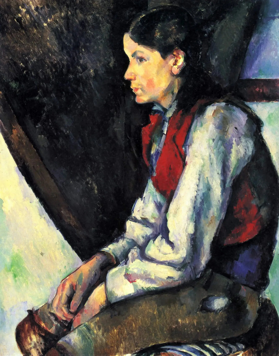 The Boy in the Red Vest - Paul Cézanne