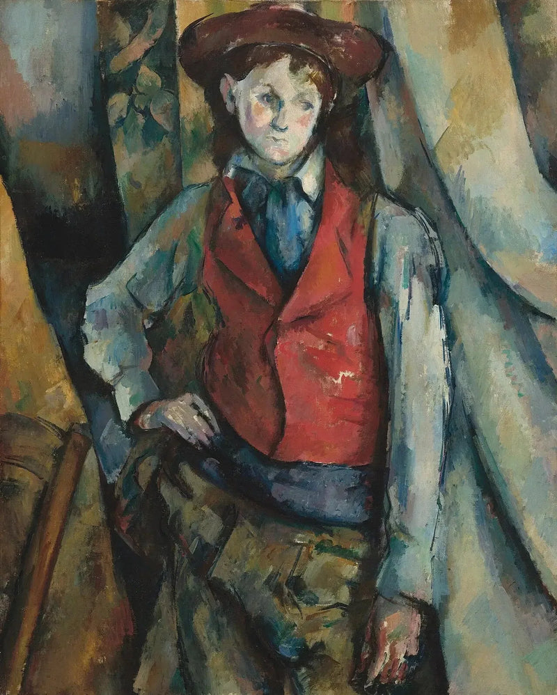 The Boy in the Red Vest - Paul Cézanne