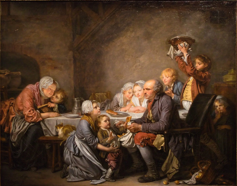 The King's Cake - Jean-Baptiste Greuze