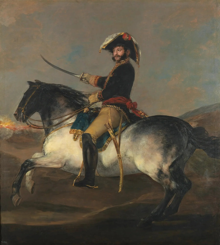 General José de Palafox on Horseback - Francisco de Goya
