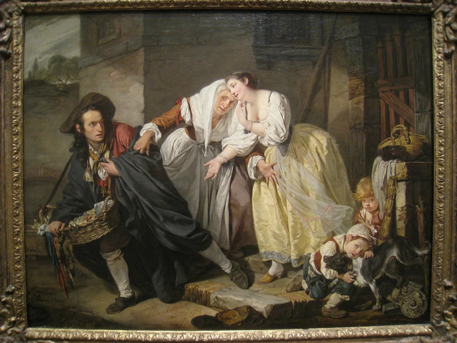 The Neapolitan Gesture - Jean-Baptiste Greuze