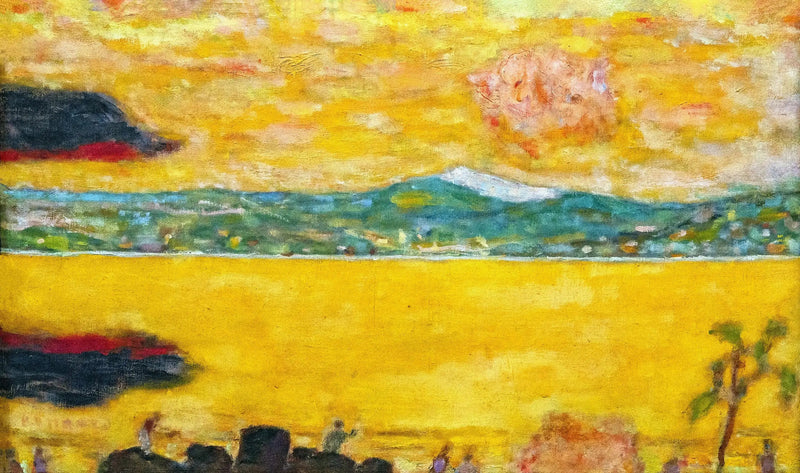 The Gulf of Saint-Tropez at Sunset - Pierre Bonnard