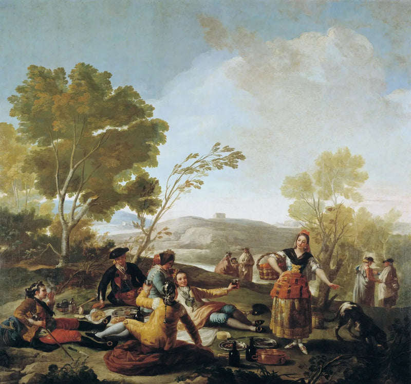 The Snack by the Manzanares - Francisco de Goya