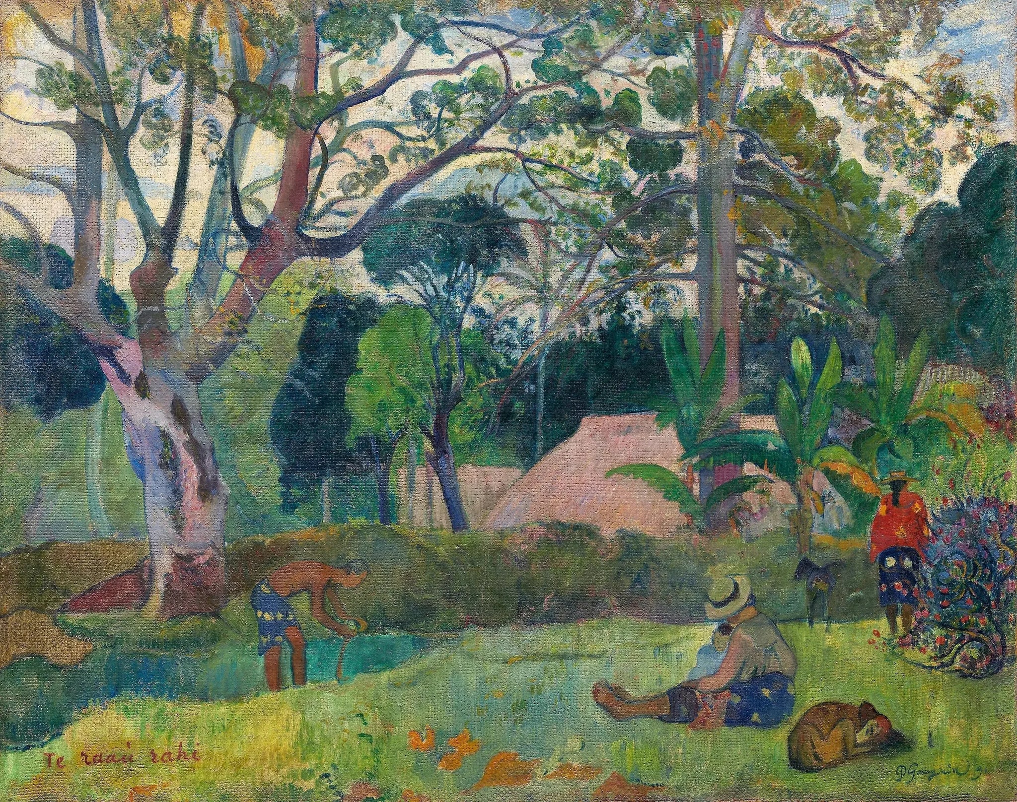 Le Grand arbre III - Paul Gauguin image 1 reproduction réalisée par Alpha Reproduction
