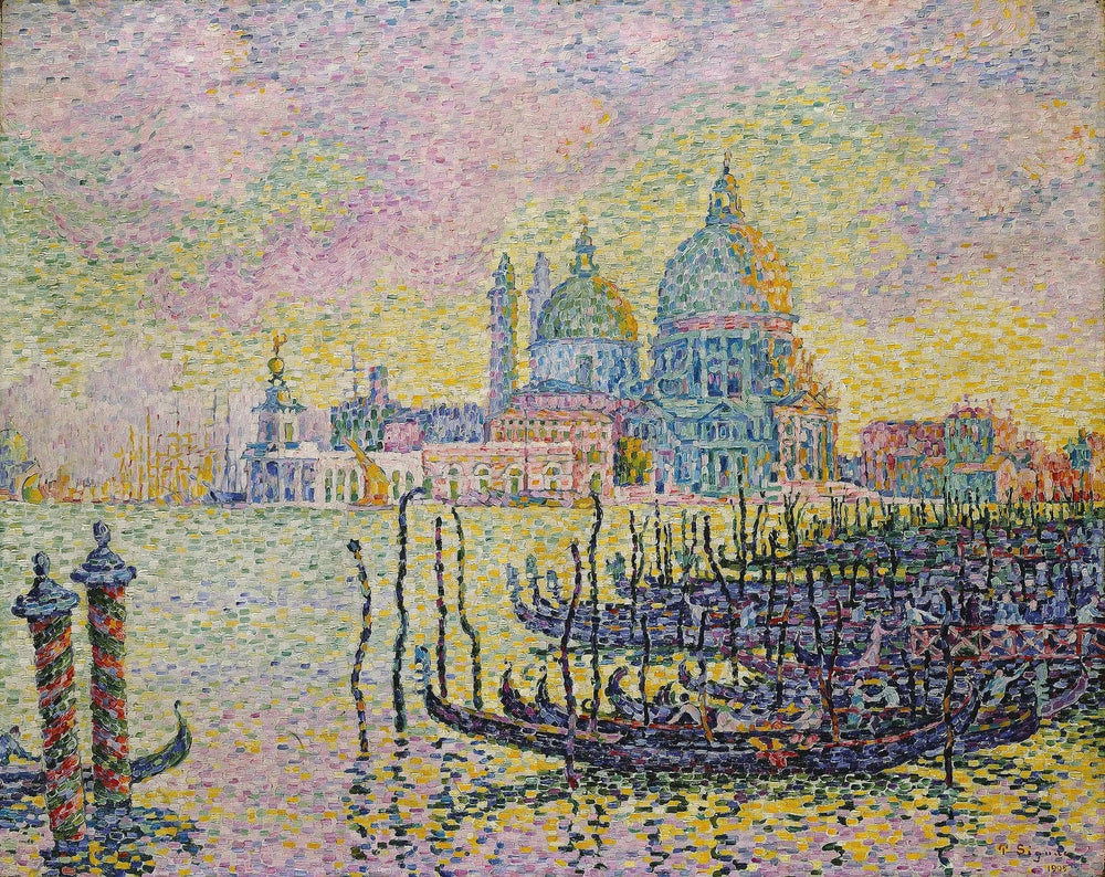 Le Grand Canal à Venise - Paul Signac image 1 reproduction de peinture à l’huile