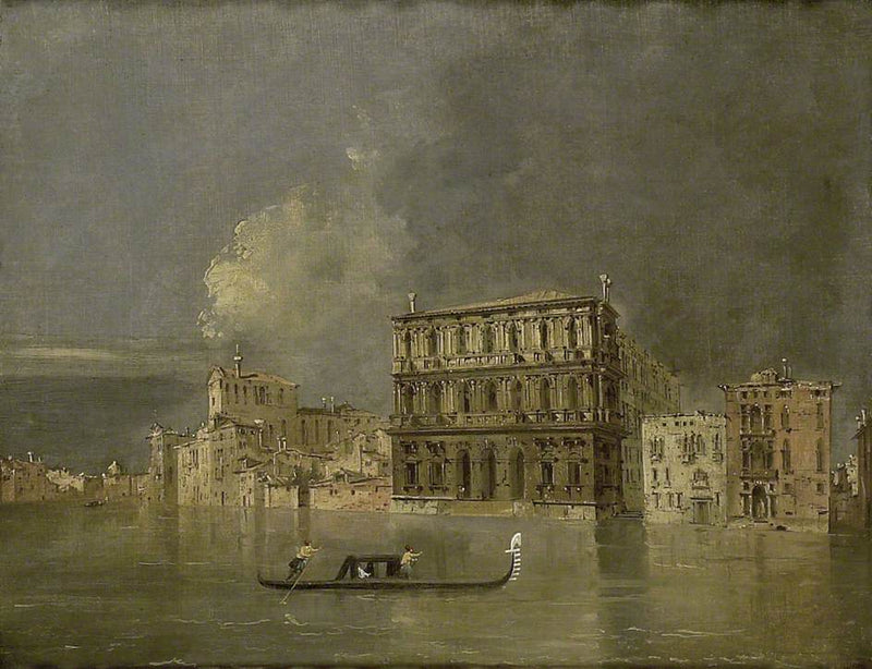 The Grand Canal with the Palazzo Corner della Ca' Grande - Francesco Guardi