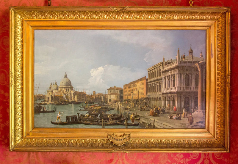 The Grand Canal, la Piazzetta et la Douane de mer, Venice - Canaletto
