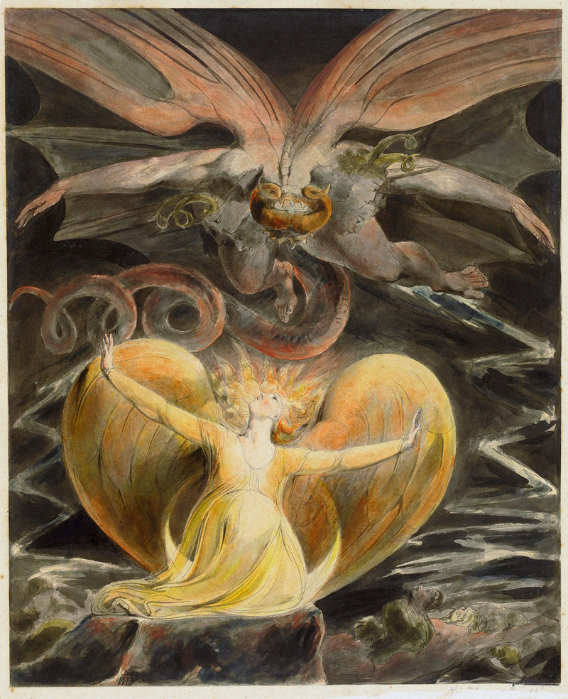 The Great Red Dragon and the Woman Clothed with the Sun - William Blake