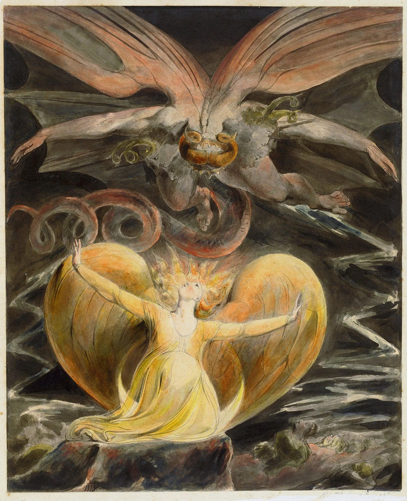 The Great Red Dragon and the Woman Clothed with the Sun - William Blake