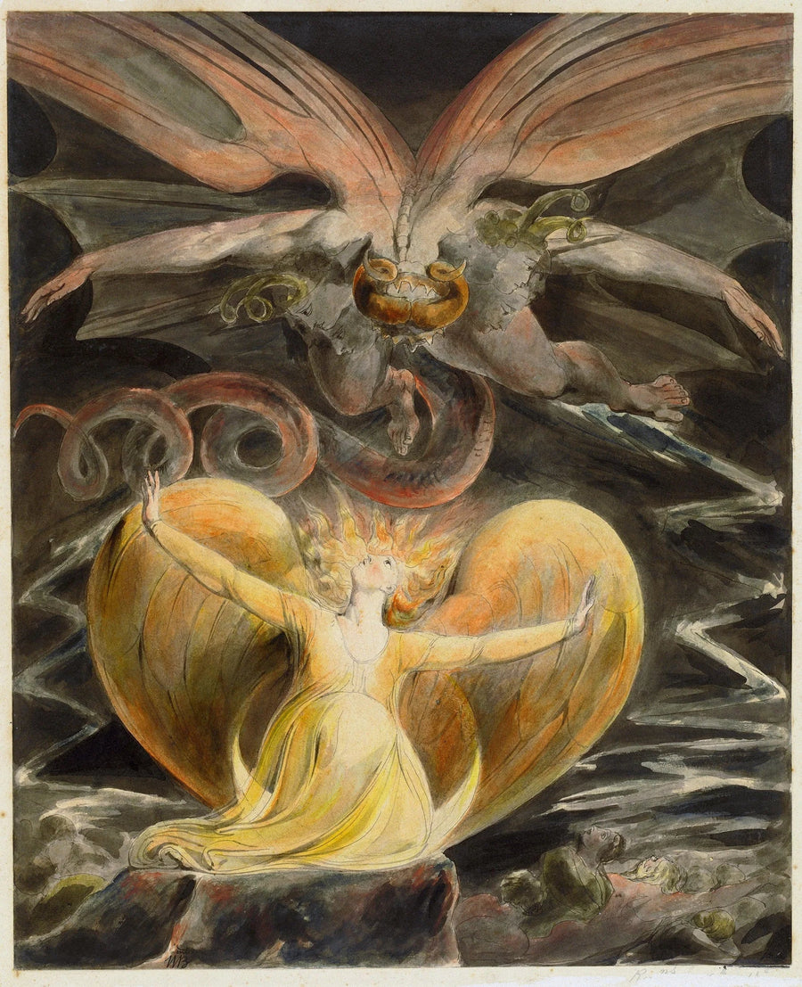 The Great Red Dragon and the Woman Clothed with the Sun - William Blake