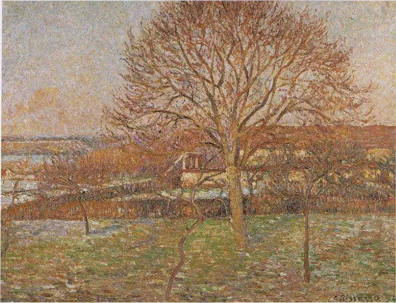 The Great Walnut, white jelly, Éragny - Camille Pissarro