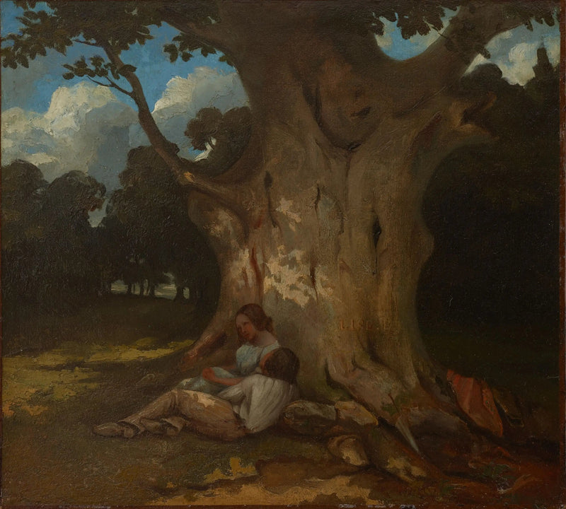 The Large Oak Tree - Gustave Courbet
