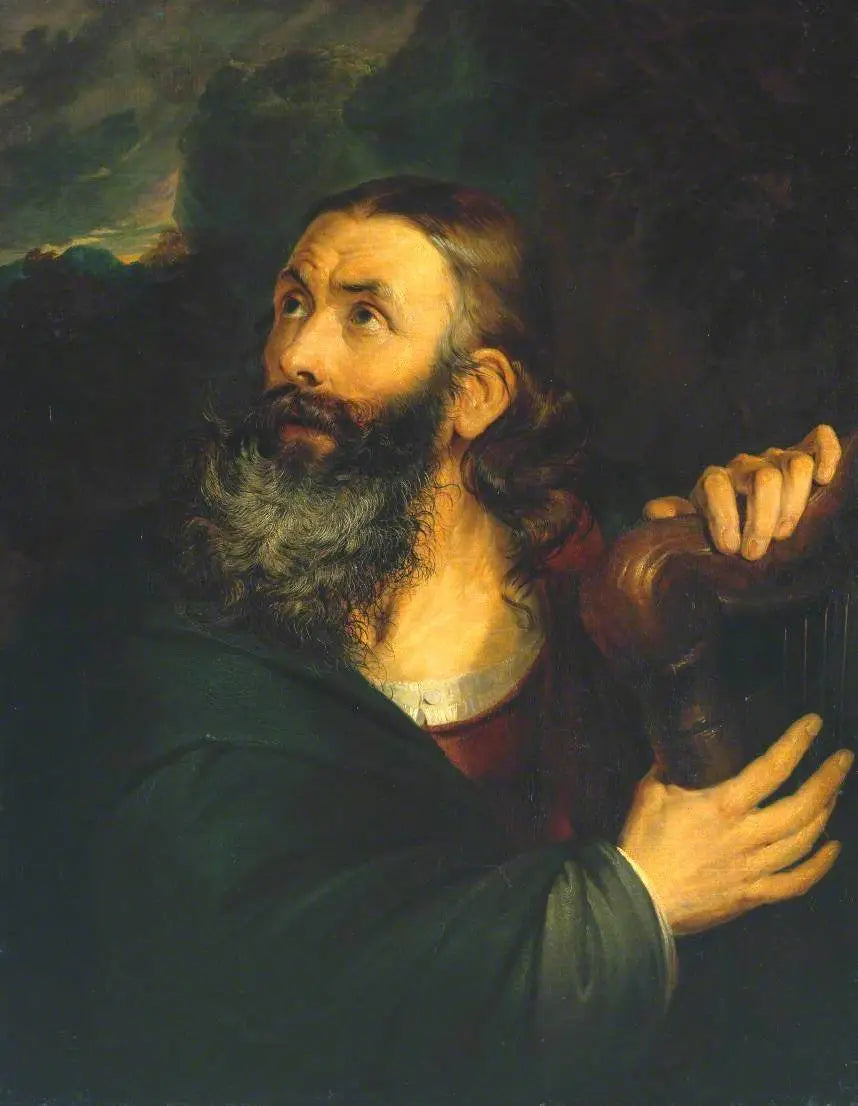 Le Harpiste - Edwin Henry Landseer - Alpha Reproduction