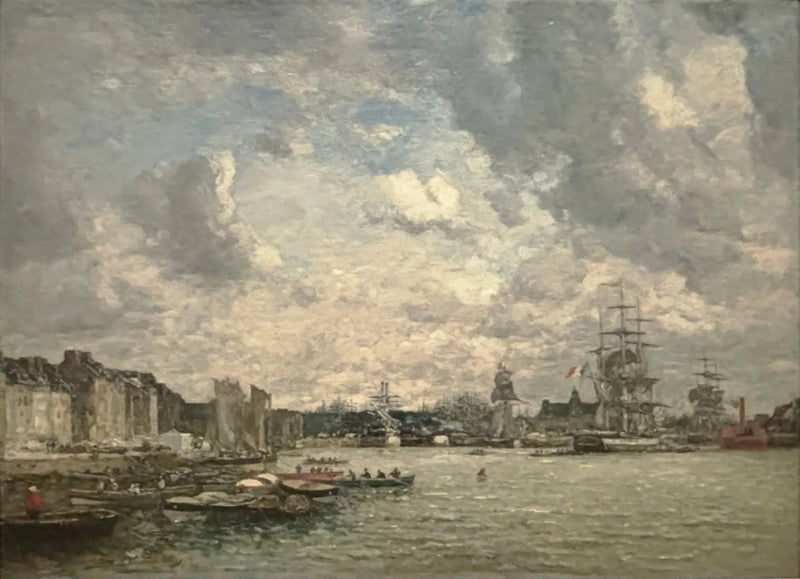 Le Havre. The Basin of the Barre - Eugène Boudin