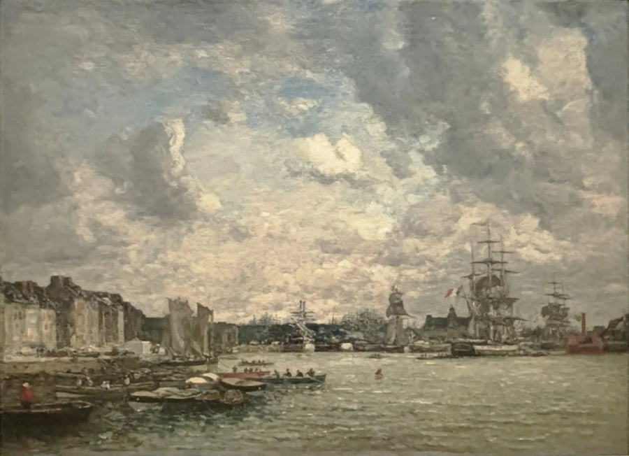 Le Havre. The Basin of the Barre - Eugène Boudin