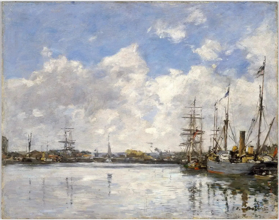 The Harbor, the Port - Eugène Boudin