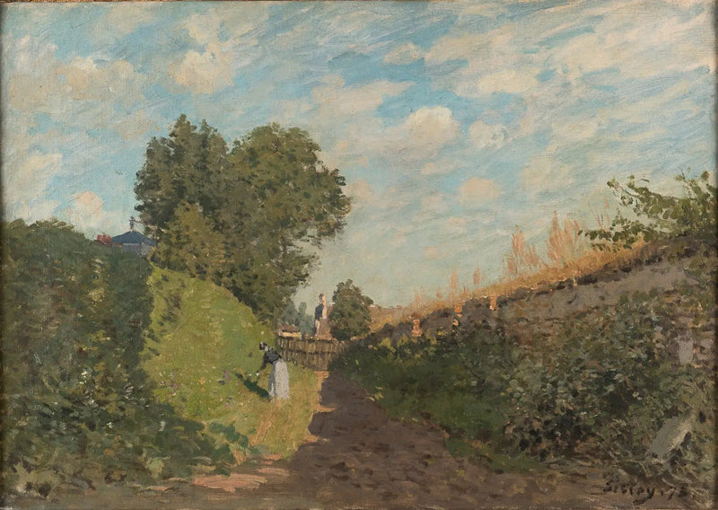The Garden - Alfred Sisley