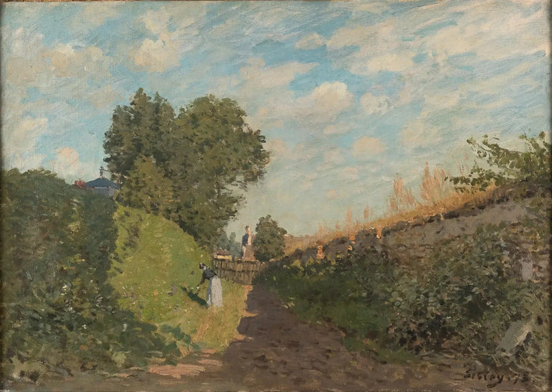 The Garden - Alfred Sisley