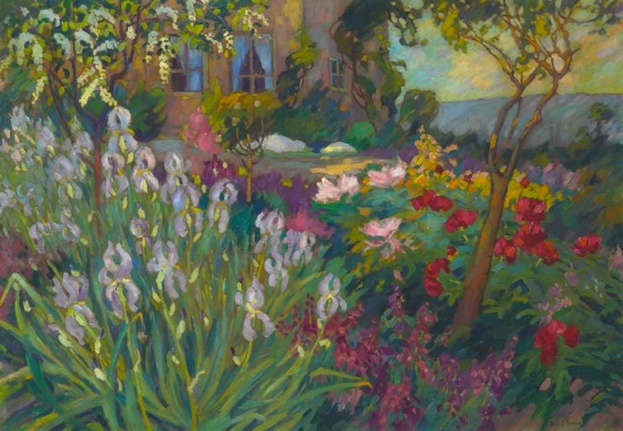 The Garden with Irises - Robert Antoine Pinchon