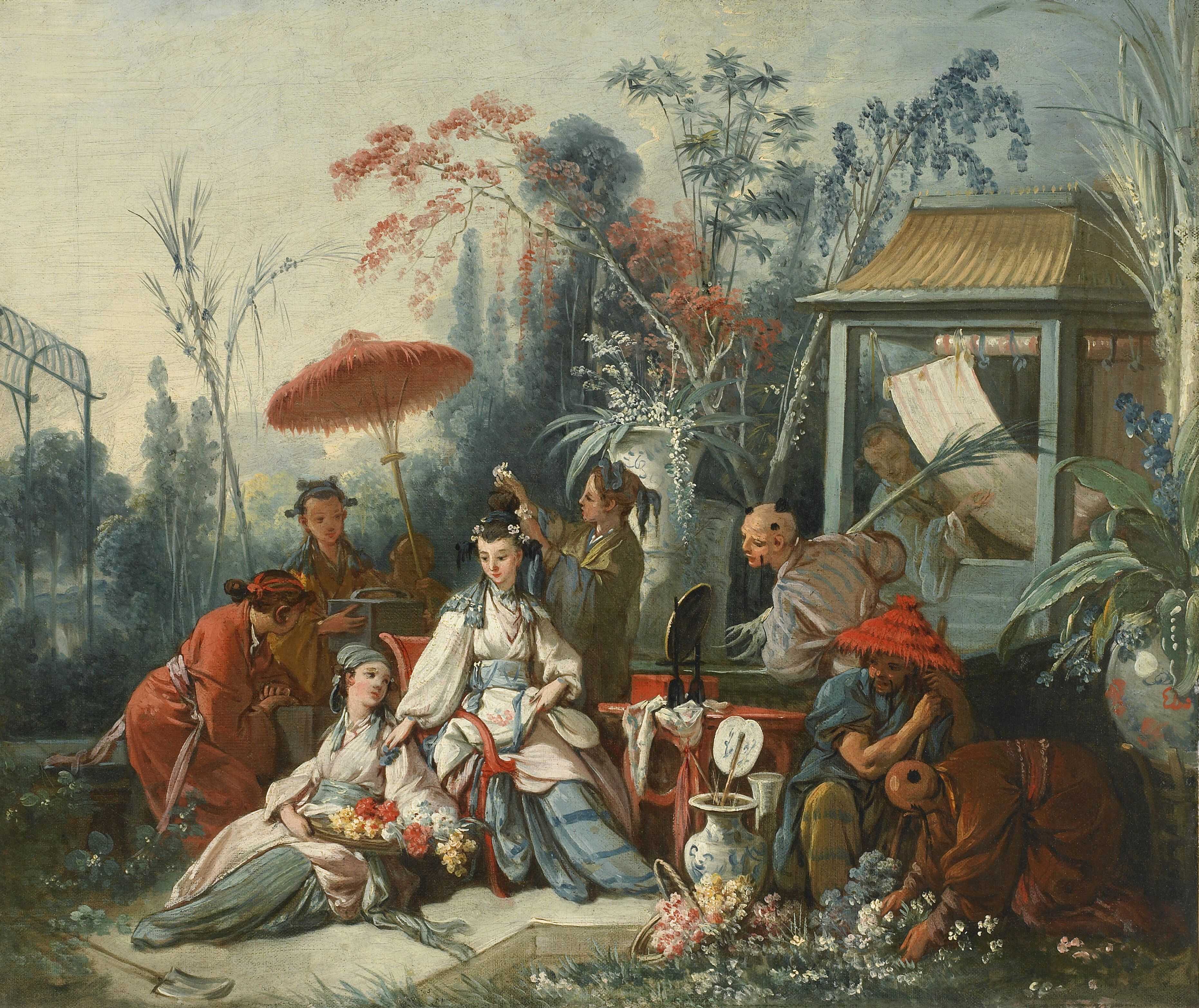 The Chinese Garden - François Boucher