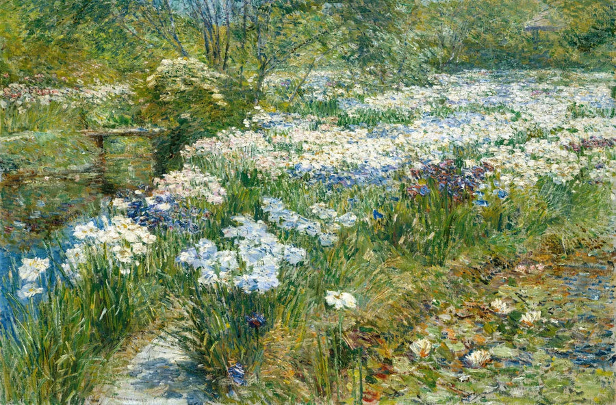 The Water Garden - Childe Hassam