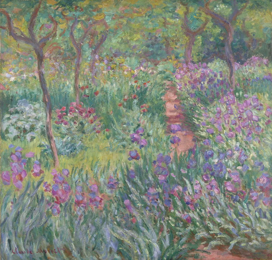 The Artist's Garden at Giverny - Claude Monet