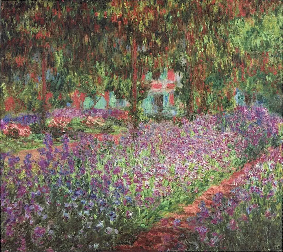 Le Jardin de l'artiste à Giverny - Claude Monet image 1 reproduction de peinture à l’huile