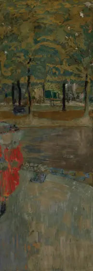 The Garden of La Muette in Passy, Paris (La Muette) - Édouard Vuillard