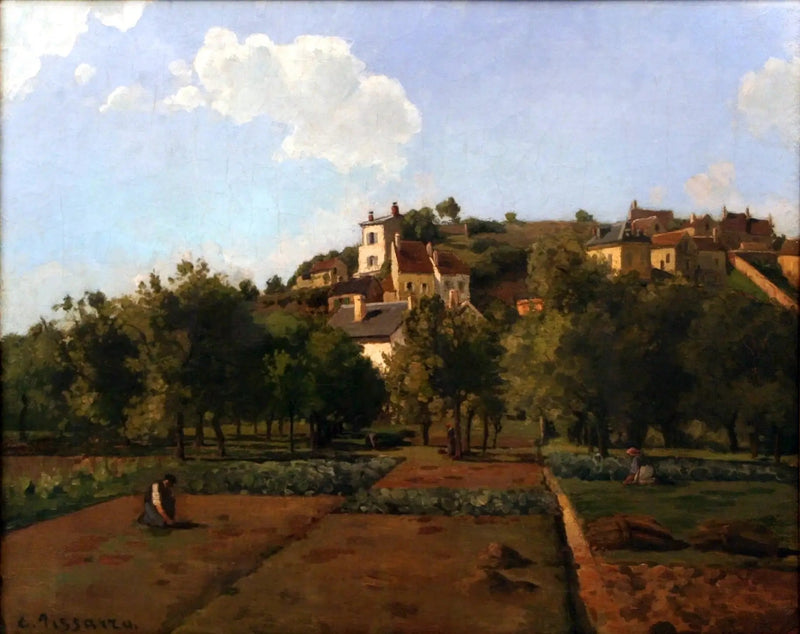 The Garden of Maubuisson, Pontoise - Camille Pissarro