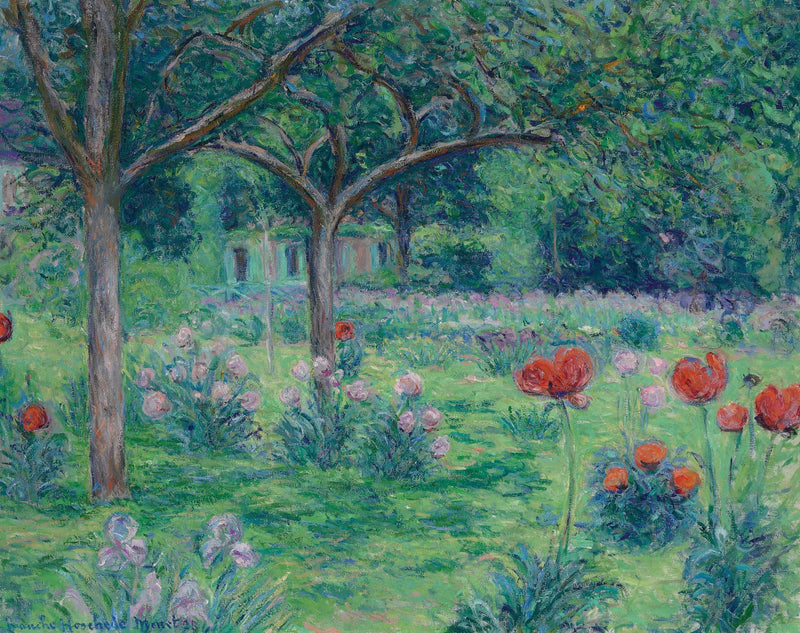 Monet's Garden at Giverny - Blanche Hoschede Monet