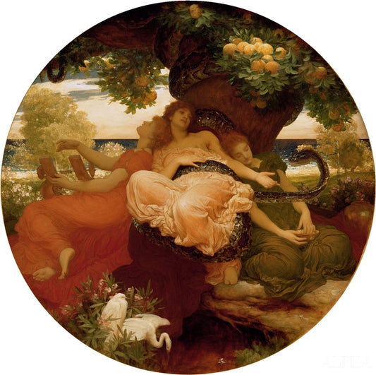 The Garden of the Hesperides - Frederic Leighton Reproductions of paintings in oil paint