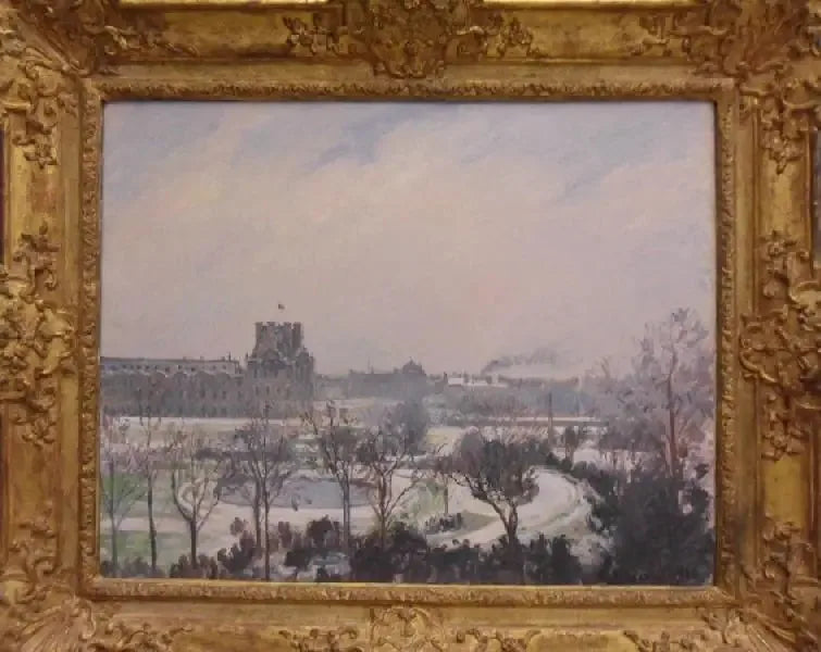 The Tuileries Garden, Snow Effect - Camille Pissarro