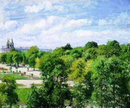 The Tuileries Garden, Summer - Camille Pissarro
