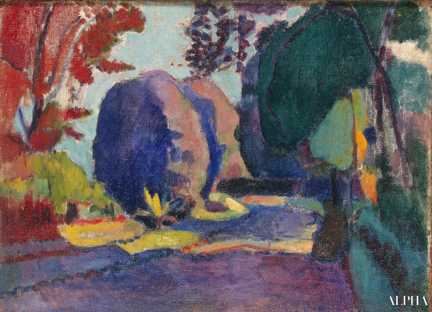 The Luxembourg Garden - Matisse - High-end reproductions of paintings and artworks