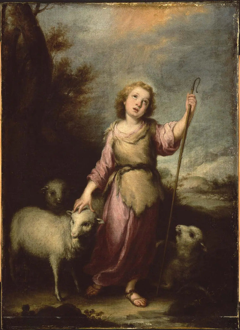 The Young Christ as Good Shepherd - Bartolomé Esteban Murillo