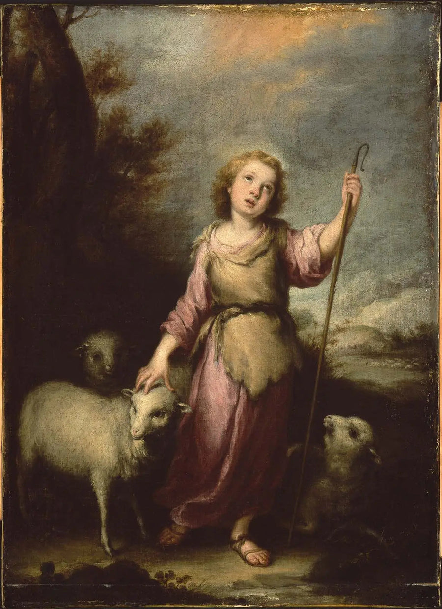 The Young Christ as Good Shepherd - Bartolomé Esteban Murillo