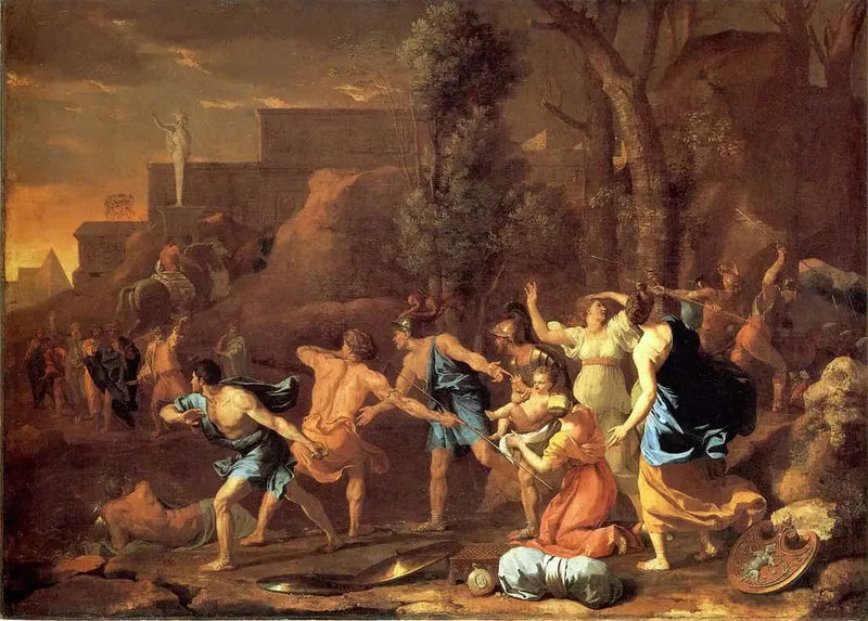 The Young Pyrrhus Saved - Nicolas Poussin