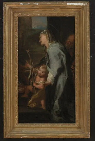 The Young Saint John the Baptist with Elizabeth and Zechariah - Federico Barroci