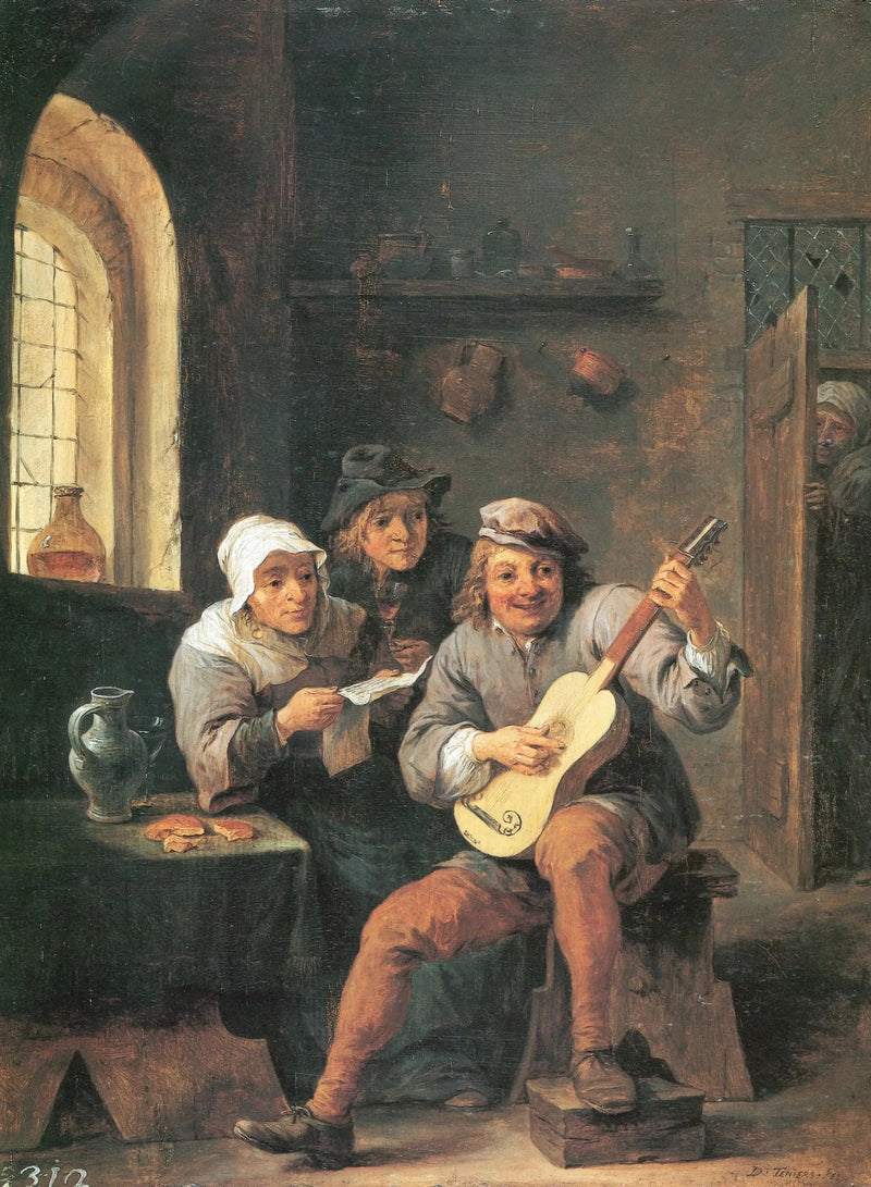 The Lute Player - David Teniers the Younger