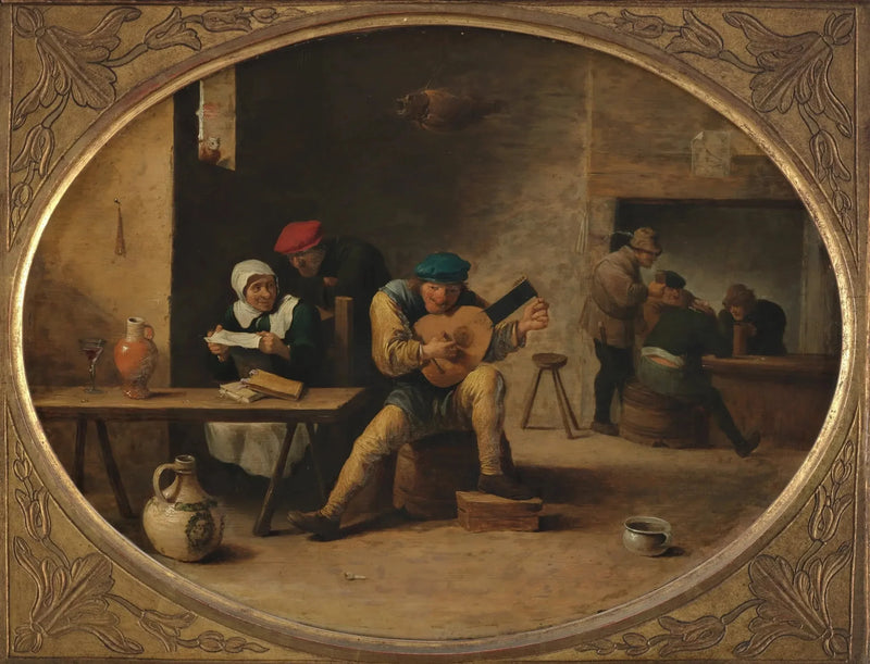 The Lute Player - David Teniers the Younger