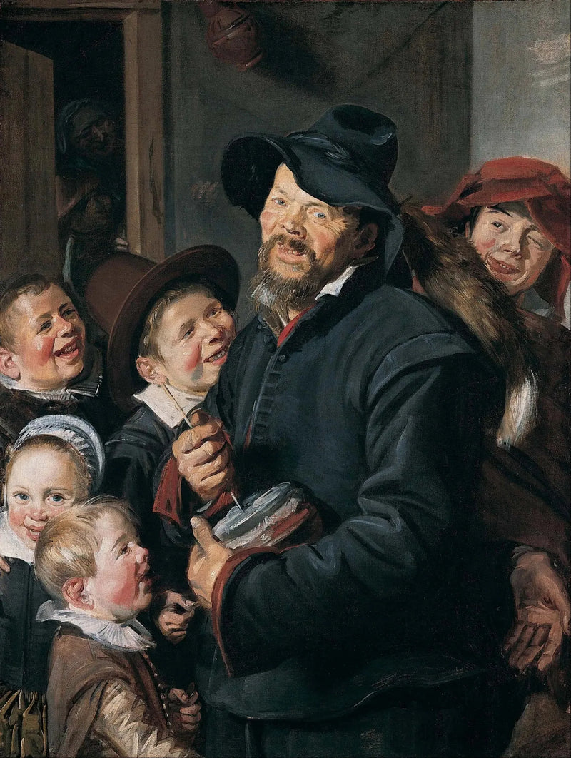 The Player of Rommelpot - Frans Hals