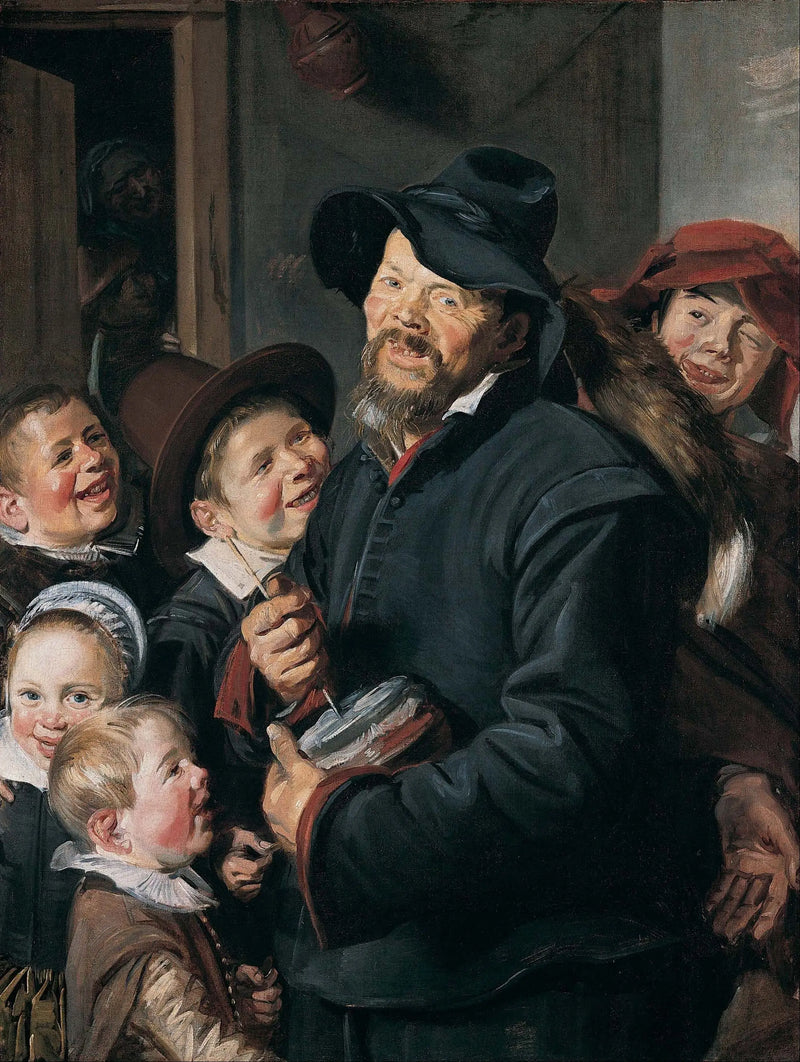 The Player of Rommelpot - Frans Hals