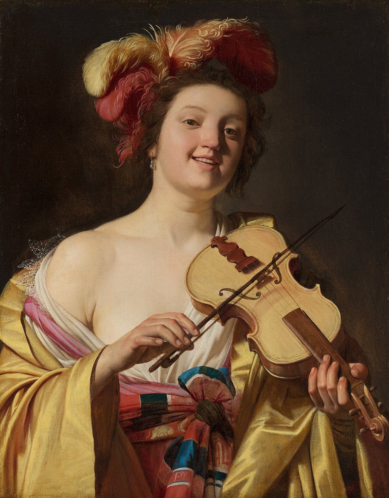 The Violin Player - Gerrit van Honthorst