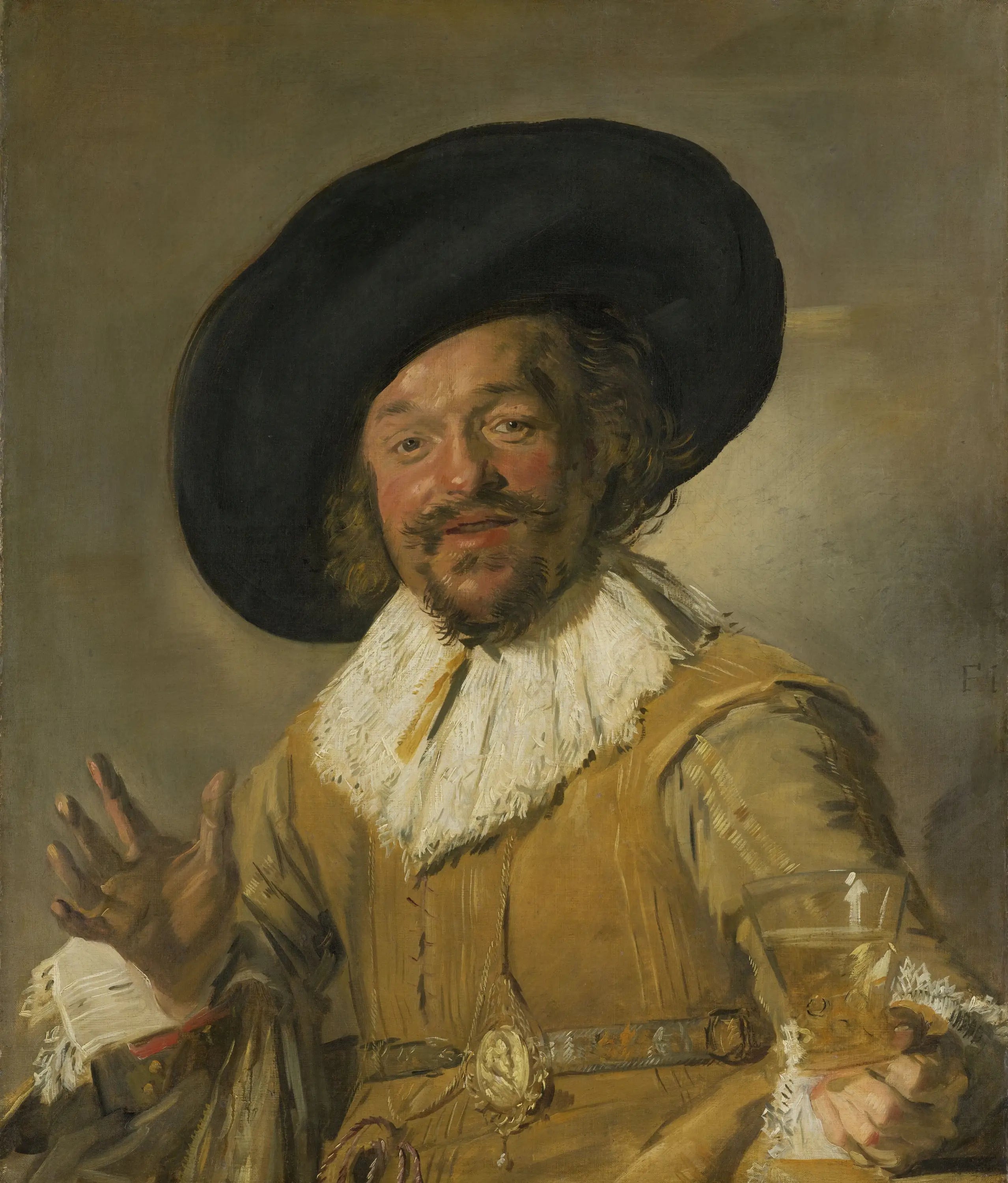 Le Joyeux Buveur - Frans Hals - Alpha Reproduction