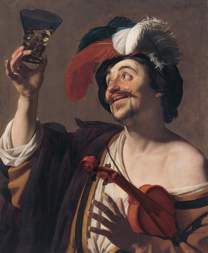 The Joyful Violinist - Gerrit van Honthorst