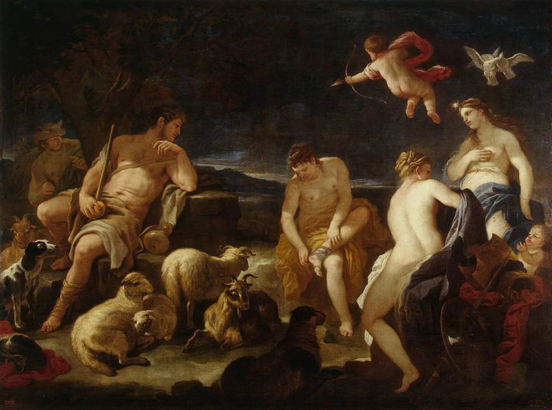 The Judgment of Paris - Luca Giordano