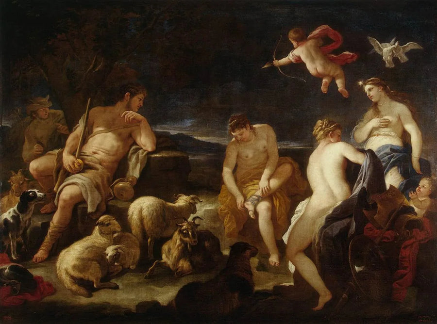 The Judgment of Paris - Luca Giordano