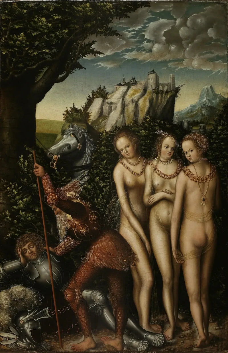 The Judgment of Paris. - Lucas Cranach the Elder