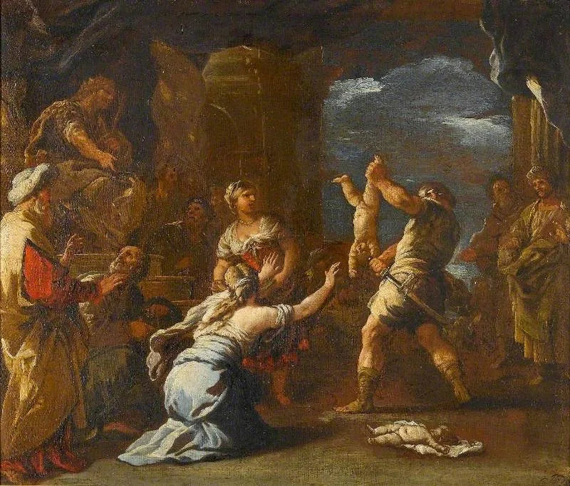The Judgment of Solomon - Luca Giordano