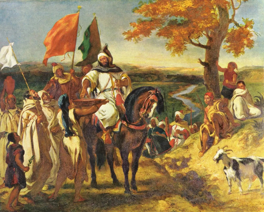 The Caïd, Moroccan Chief - Eugène Delacroix